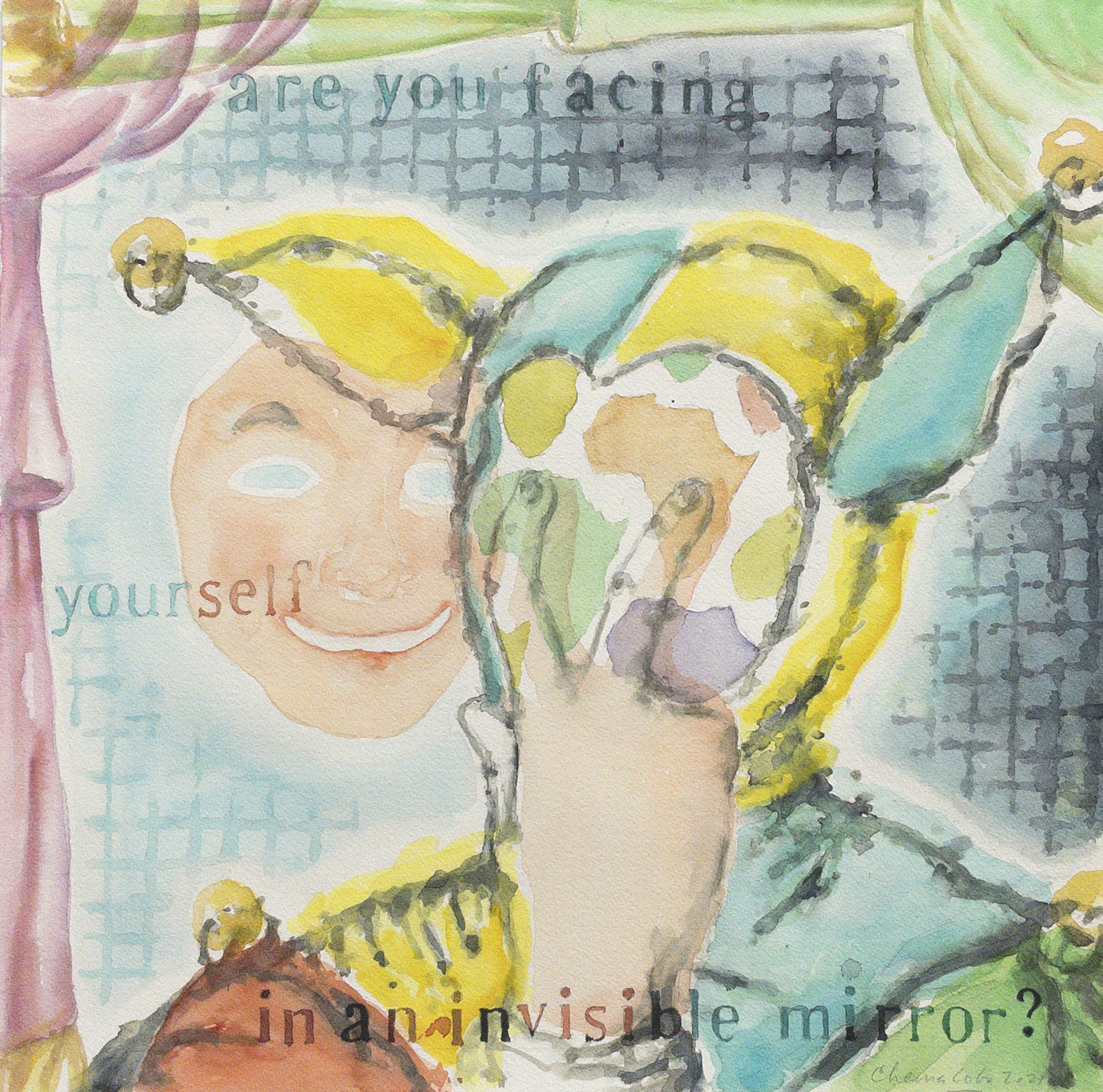 Are you facing yourself in an invisible mirror_